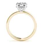 Aurora Round Diamond Engagement Ring Setting 7