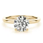 Aurora Round Diamond Engagement Ring Setting 7