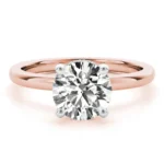 Aurora Round Diamond Engagement Ring Setting 7
