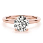 Aurora Round Diamond Engagement Ring Setting 7