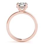 Aurora Round Diamond Engagement Ring Setting 7