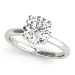 Aurora Round Diamond Engagement Ring Setting 7
