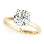 Aurora Round Diamond Engagement Ring Setting 7