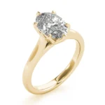 Celeste Oval 6 Prong Solitaire Engagement Ring Setting 1