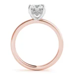 Celeste Square Cushion Diamond Engagement Ring Setting White