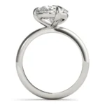 Celeste Tilted Pear Diamond Engagement Ring Setting 2
