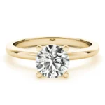 Eternal One Round Diamond Engagement Ring Setting 11
