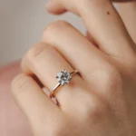 Eternal One Round Diamond Engagement Ring Setting 11