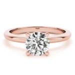 Eternal One Round Diamond Engagement Ring Setting 11