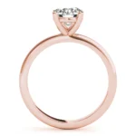 Eternal One Round Diamond Engagement Ring Setting 11