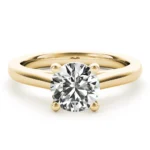 Eternal One Round Solitaire Engagement Ring Setting 2
