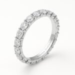Diamond Eternity Band in 18K White Gold
