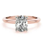Lara Oval Diamond Rose gold