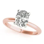 Lara Oval Diamond Rose gold