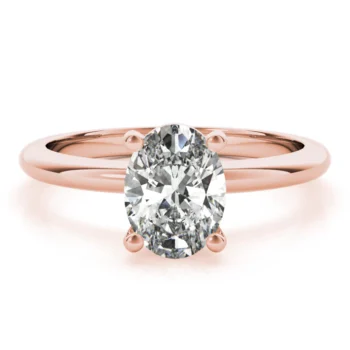 Oval Diamond Engagement Ring | Elegant Oval Cut Ring