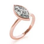 Lumina Marquise Bezel Engagement Ring Setting 3