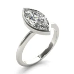 Lumina Marquise Bezel Engagement Ring Setting 3