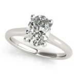 Embrace Oval Solitaire