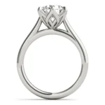 Crown Leaf Round 6 prong Solitaire