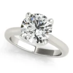 Pure Grace 4 Prong Solitaire Engagement Ring Setting
