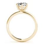 Pure Grace 6-Prong Diamond Engagement Ring Setting Yellow Gold