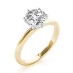 Pure Grace 6-Prong Diamond Engagement Ring Setting Yellow Gold