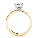 Seraphina Cushion Diamond Engagement Ring Setting Yellow