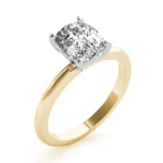 Seraphina Cushion Diamond Engagement Ring Setting Yellow