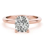 Seraphina Cushion Diamond Engagement Ring Setting Yellow