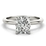Seraphina Cushion Diamond Engagement Ring Setting Yellow