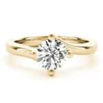 Seraphina Diamond Engagement Ring Setting Yellow Gold