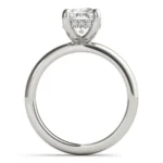 Seraphina Elongated Cushion Diamond Engagement Ring Setting 4