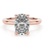 Seraphina Elongated Cushion Diamond Engagement Ring Setting 4
