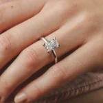 Seraphina Radiant Diamond Engagement Ring Setting White