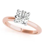 Seraphina V-Prong Round Diamond Engagement Ring Setting (7)