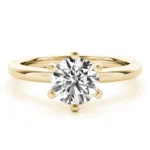 Timeless Spark Diamond Engagement Ring Setting Yellow
