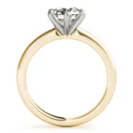 Timeless Spark Diamond Engagement Ring Setting Yellow
