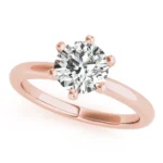 Timeless Spark Diamond Engagement Ring Setting Yellow