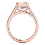 Veritas Emerald Bezel Engagement Ring Setting 8