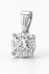 Round Diamond Solitaire Pendant