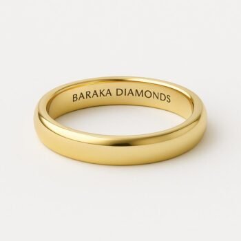 Women’s Diamond Wedding Band in 18K White Gold