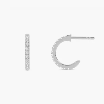 Althea Diamond Hoop Earrings