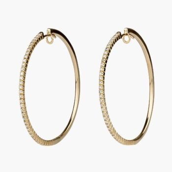 Aurielle Diamond Hoop Earrings