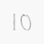 Aveline Diamond Hoop Earrings 1