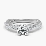 Aveline Diamond Engagement Ring Setting