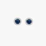 Azure Grace Diamond Earrings