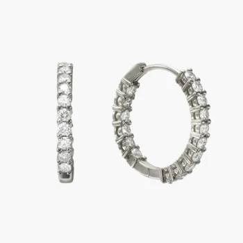 Callidora Diamond Hoop Earrings