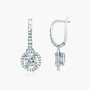 Elara Diamond Hoop Earrings