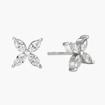 Elowen Diamond Hoop Earrings