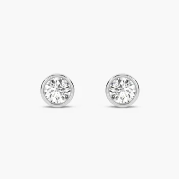 Eternal Bezel Diamond Studs